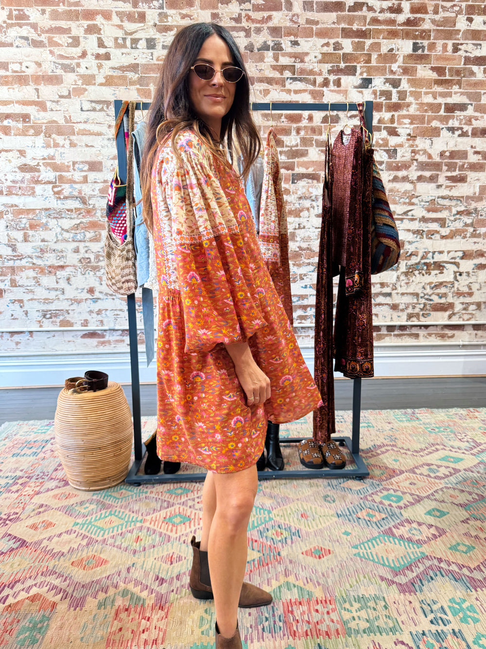Soraya Mini Smock Dress | Boteh
