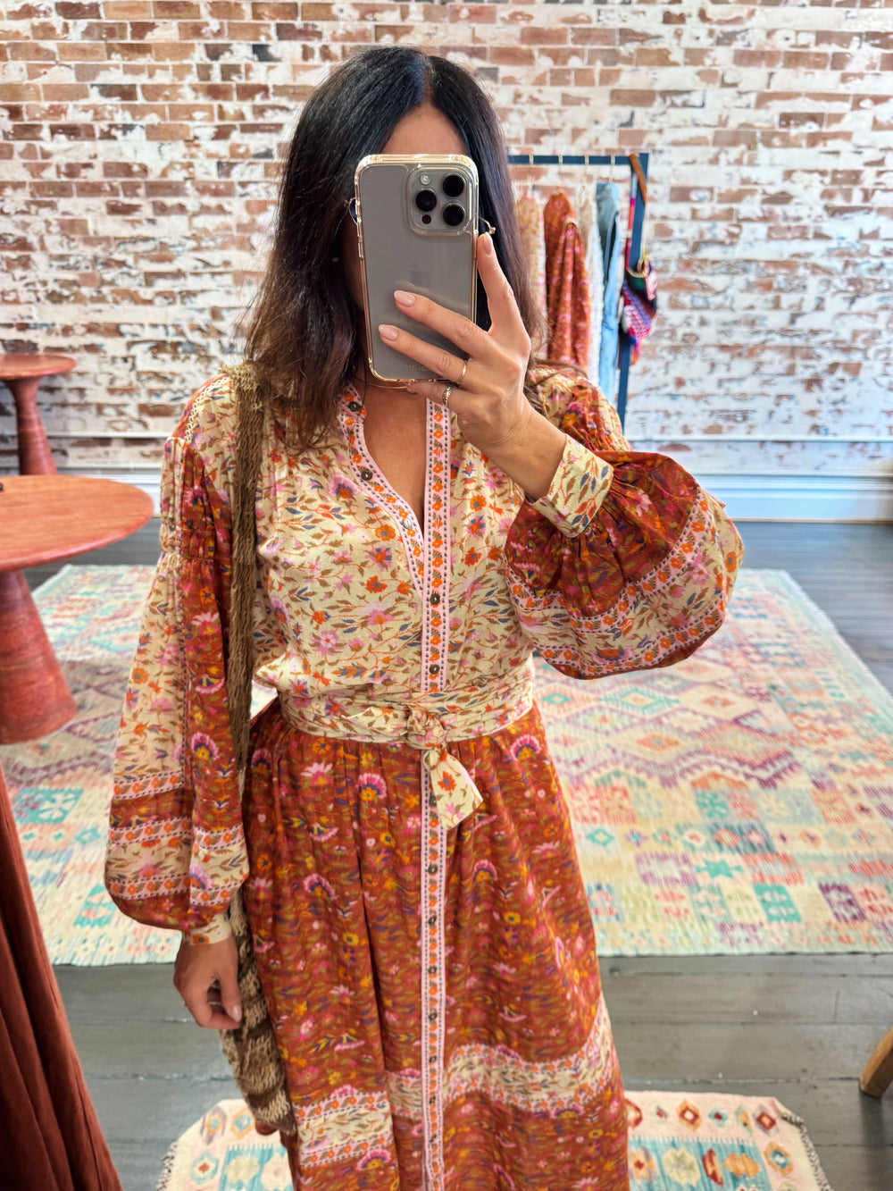 Soraya Midi Smock dress | Boteh