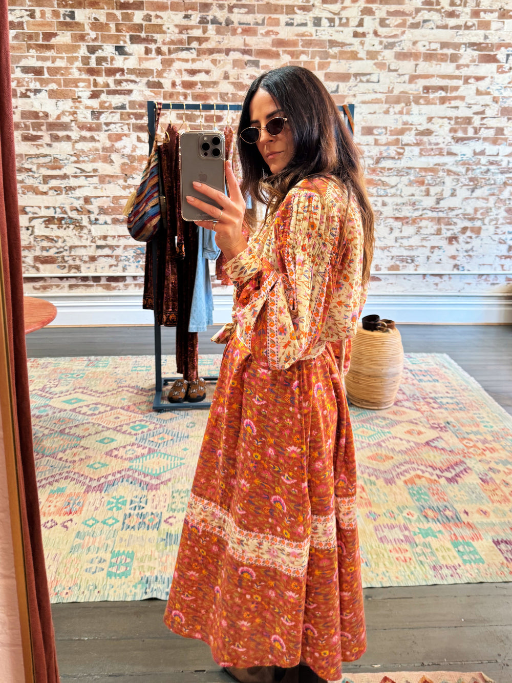 Soraya Midi Smock dress | Boteh