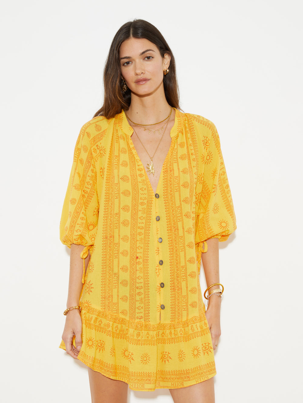 Rhapsody La Ponche Frill Dress | Boteh
