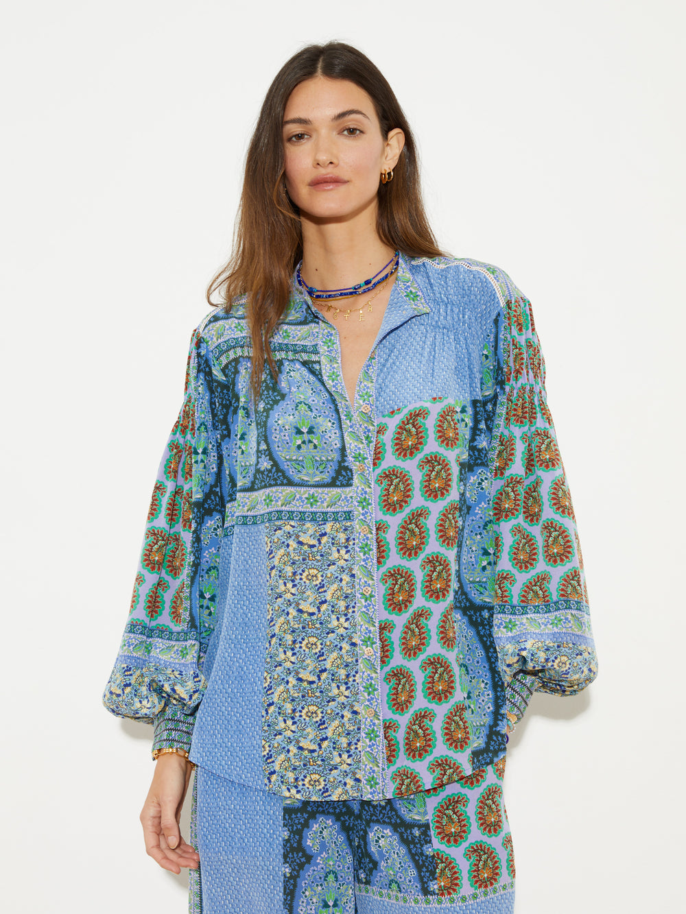 Onda Silk Smock Shirt | Boteh