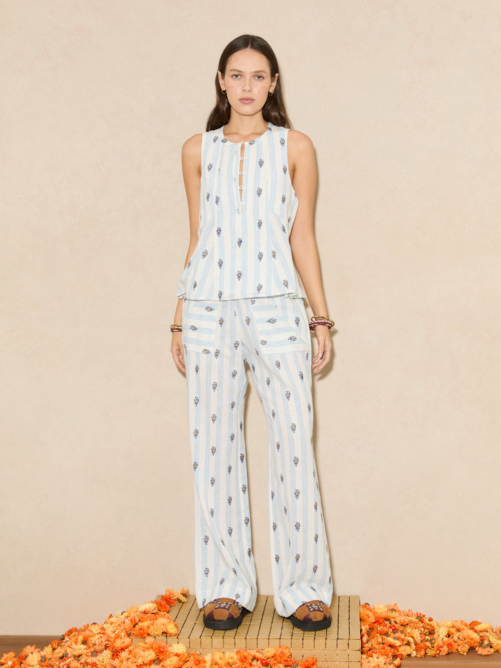 Sirenuse Straight Leg Pant | Boteh