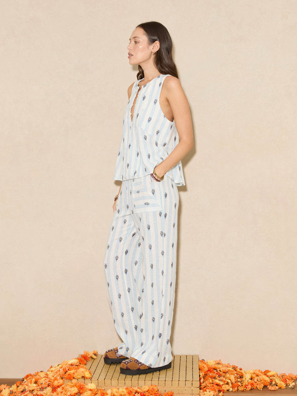 Sirenuse Straight Leg Pant | Boteh