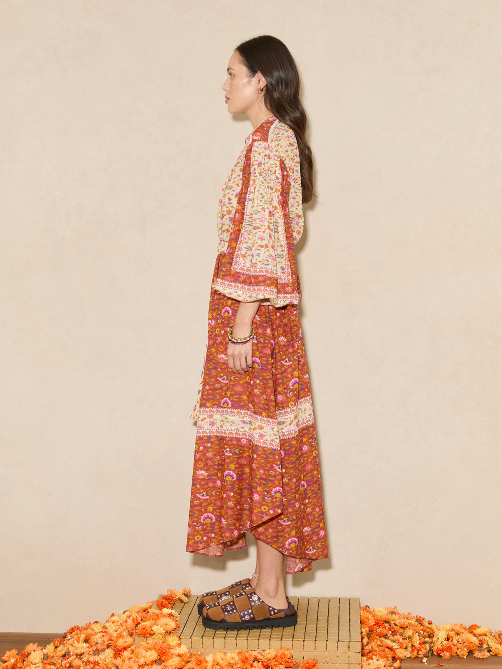 Soraya Midi Smock dress | Boteh