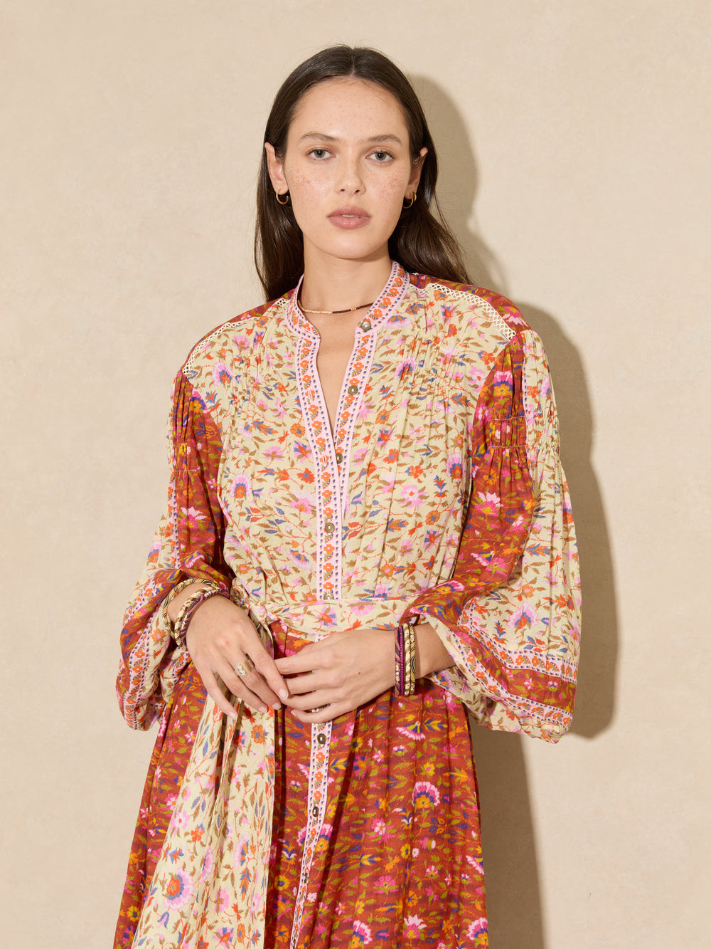 Soraya Midi Smock dress | Boteh