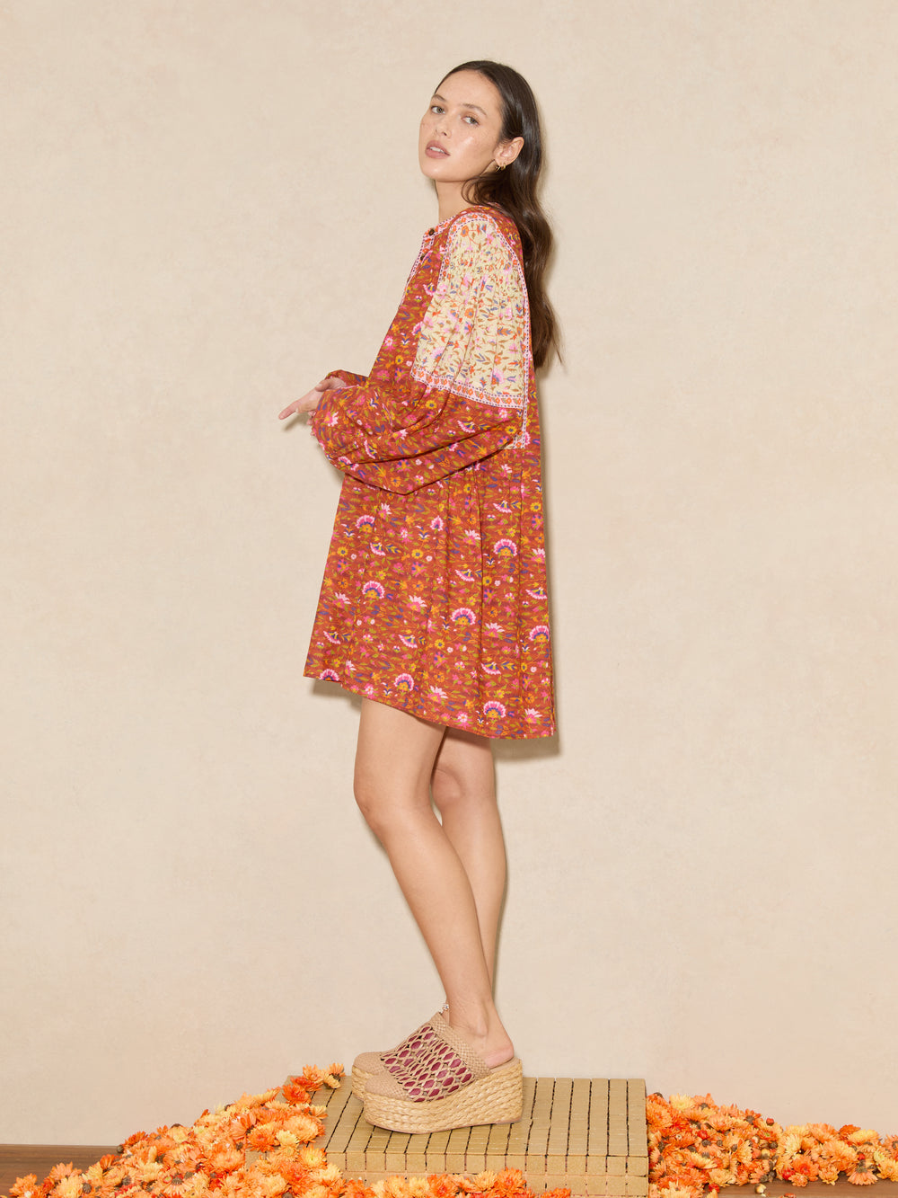 Soraya Mini Smock Dress | Boteh