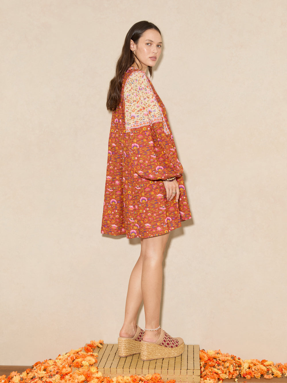 Soraya Mini Smock Dress | Boteh