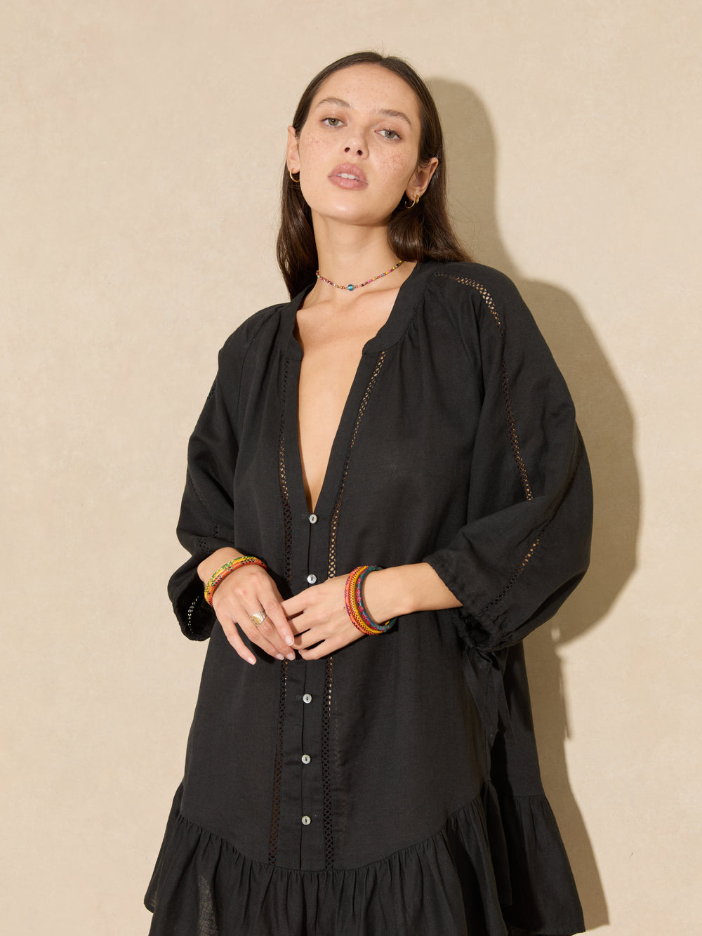 La Ponche Frill Dress | Boteh