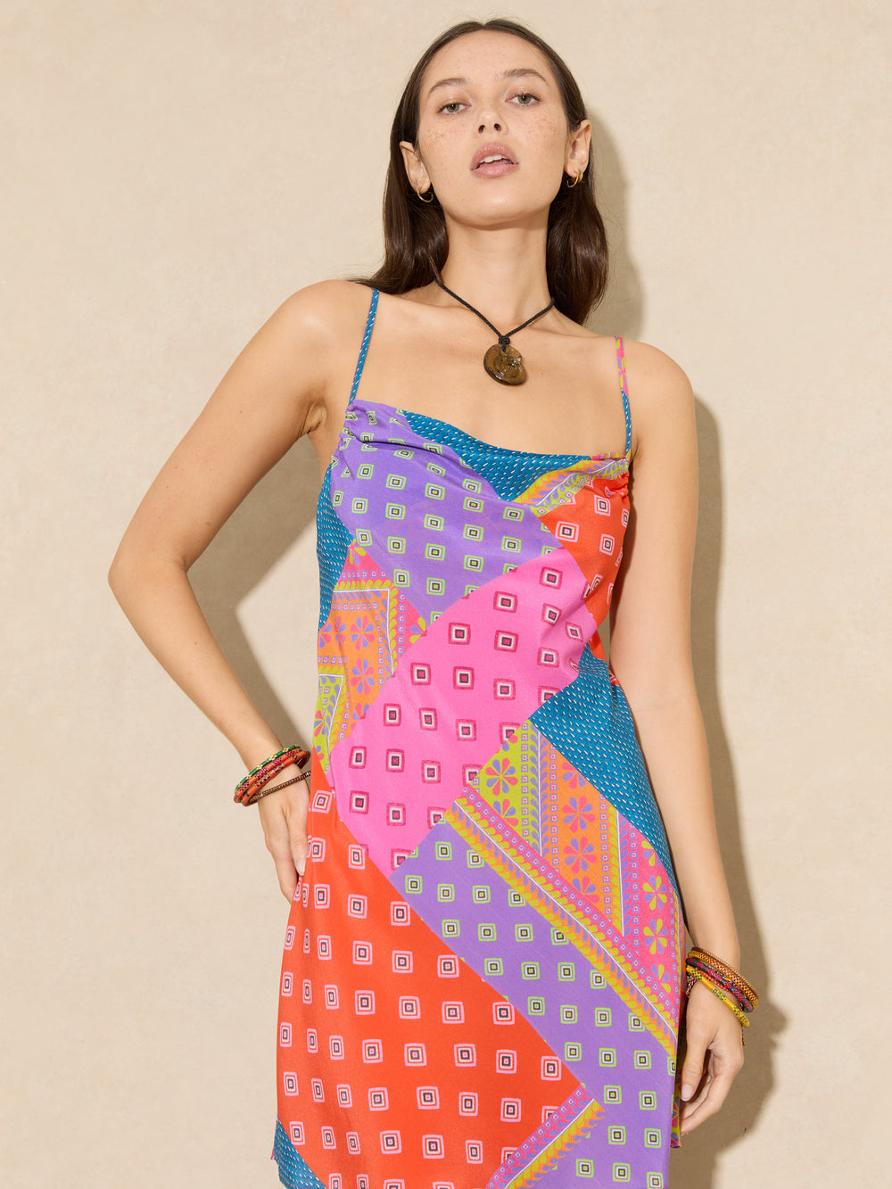 Rani Silk Bias Mini Dress | Boteh
