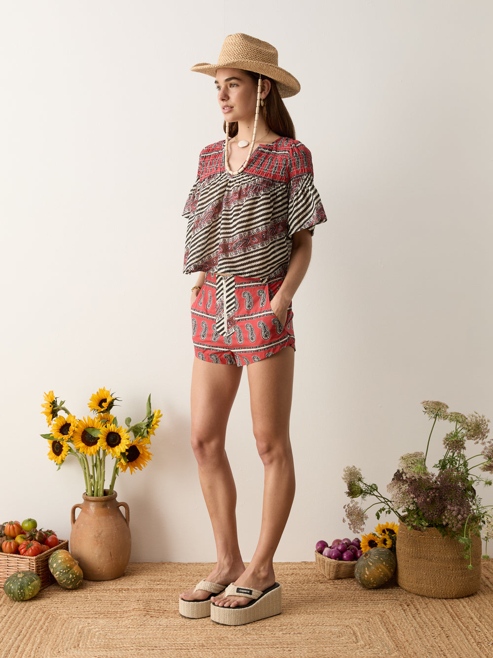 marquee fluted blouse | Boteh