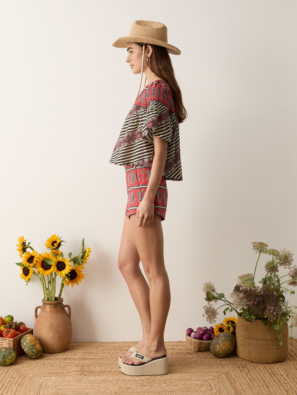 marquee fluted blouse | Boteh