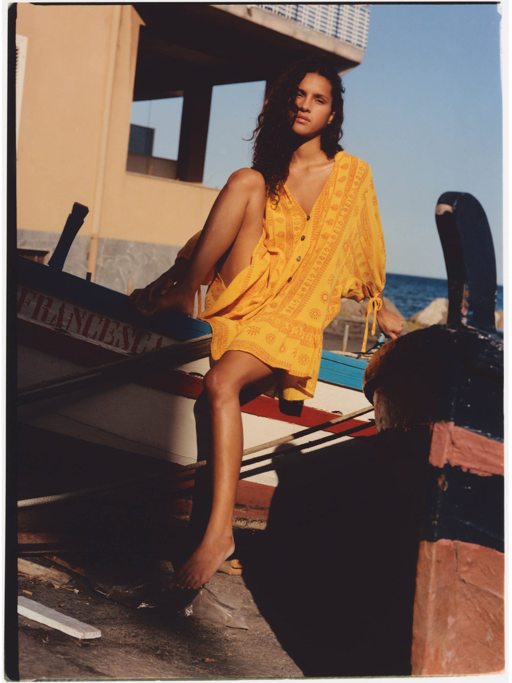 Rhapsody La Ponche Frill Dress | Boteh