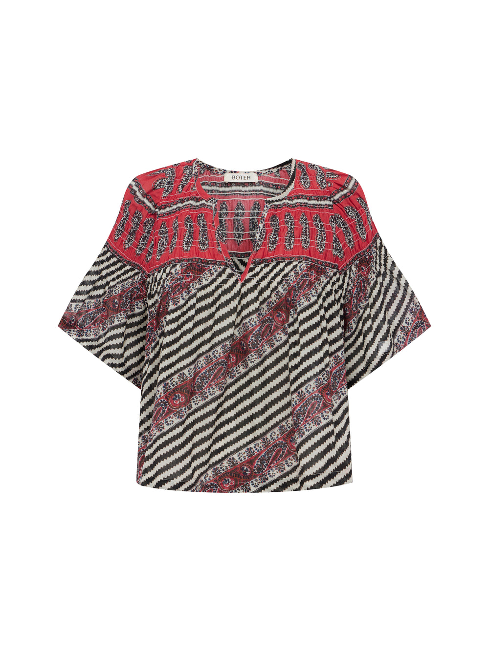 marquee fluted blouse | Boteh