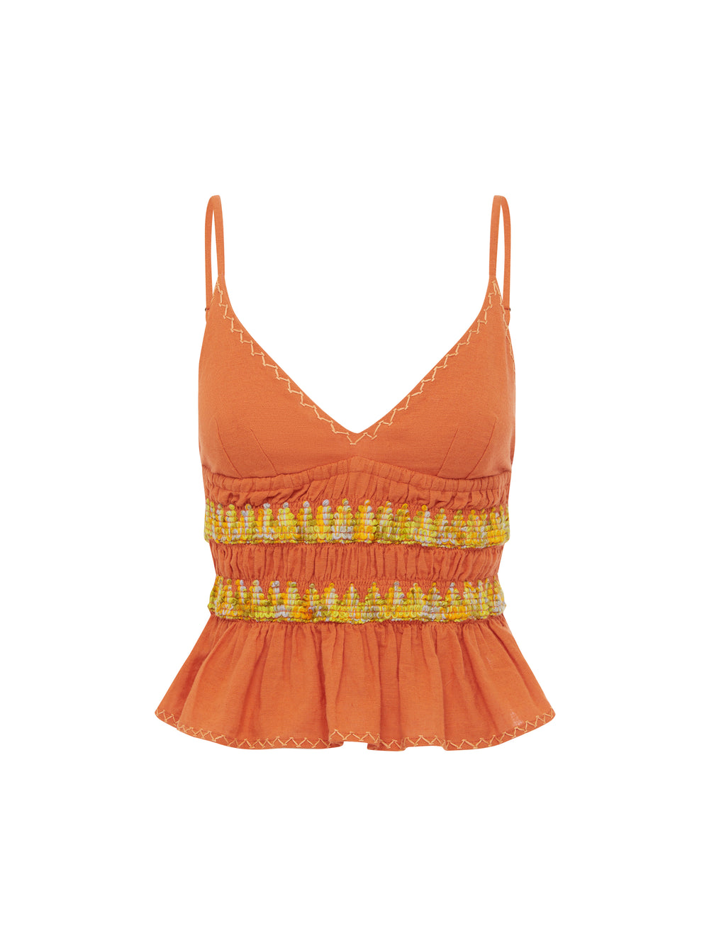 Hera Bikini Bodice Cami Terracotta | Boteh
