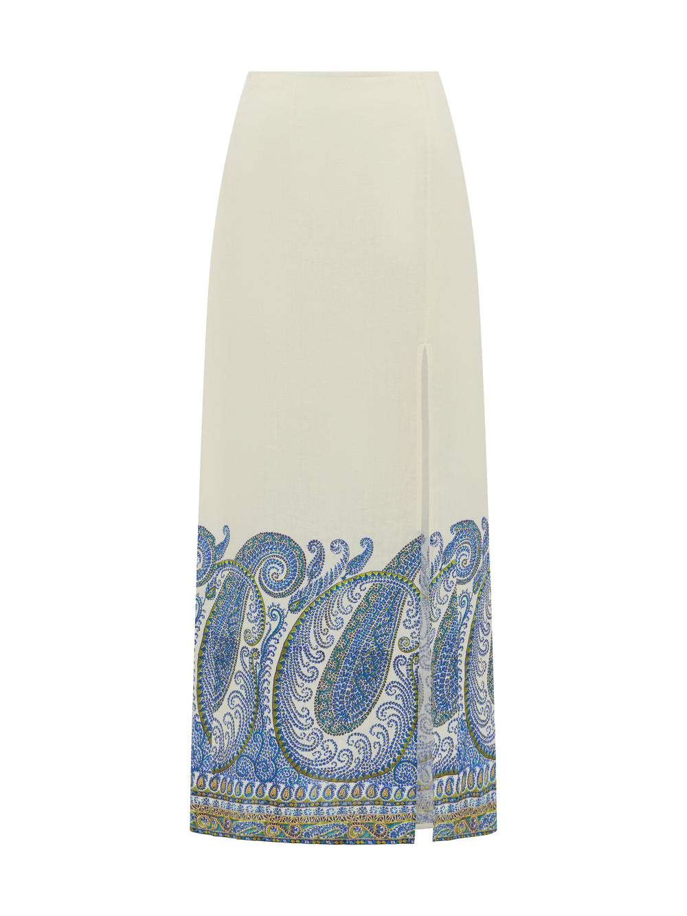arcadia paisley maxi skirt w split | Boteh