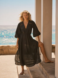 atlas maxi smock dress