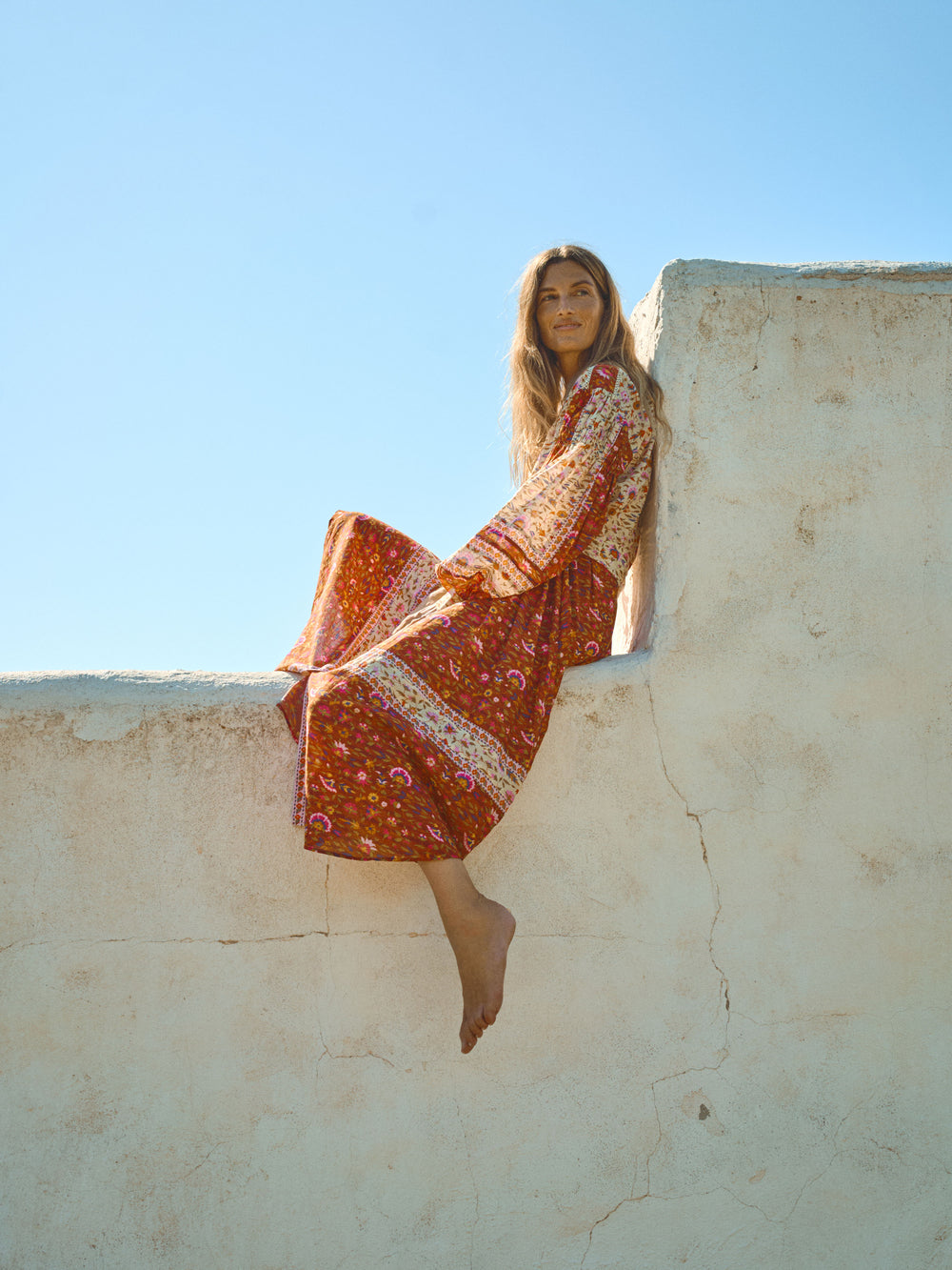 Soraya Midi Smock dress | Boteh