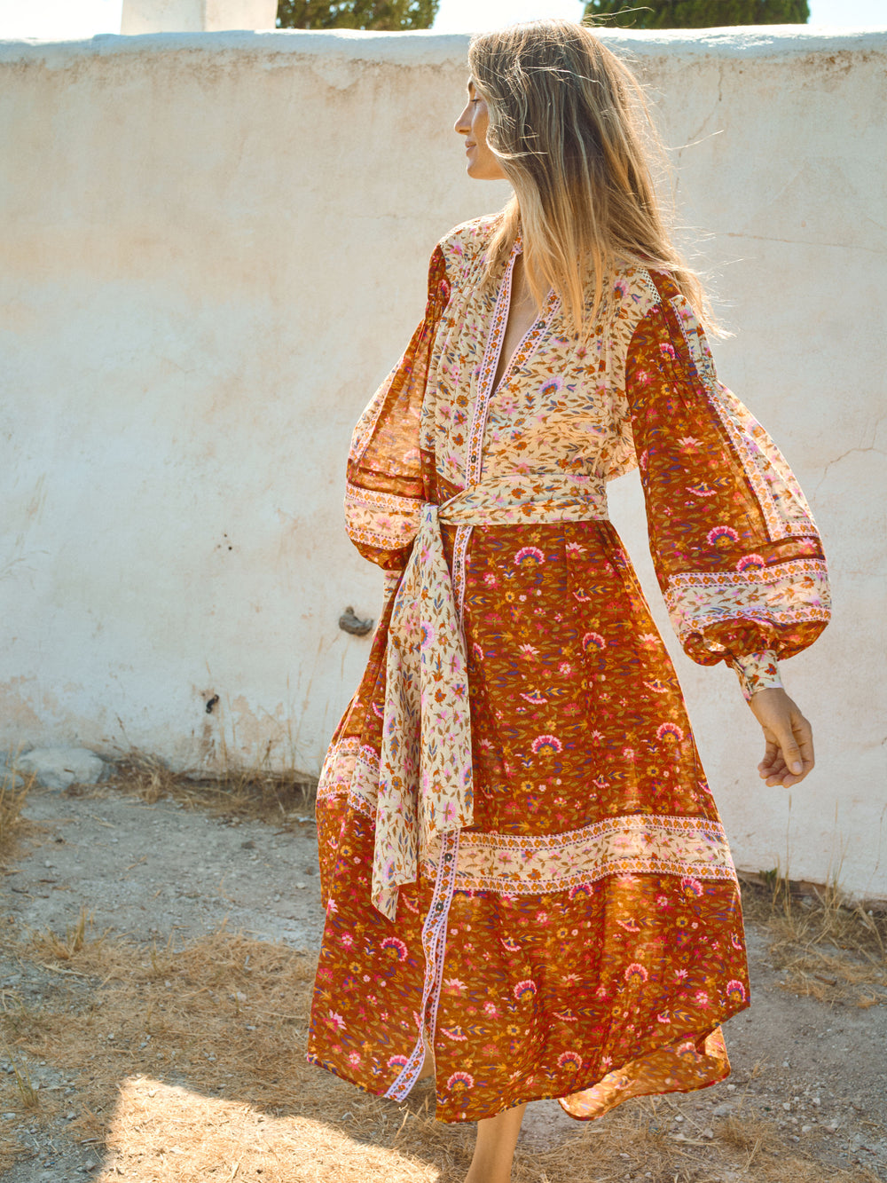 Soraya Midi Smock dress | Boteh