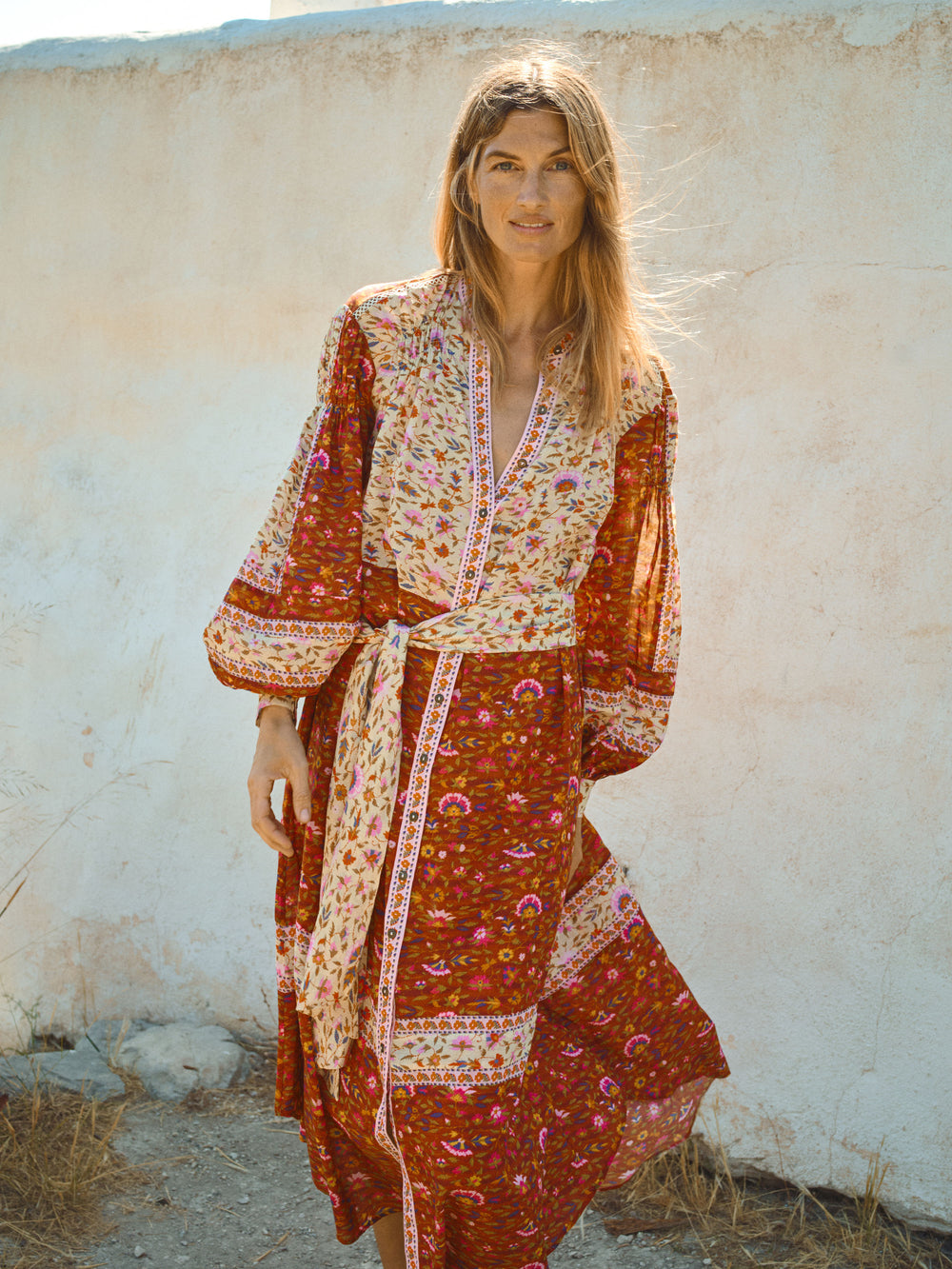 Soraya Midi Smock dress | Boteh