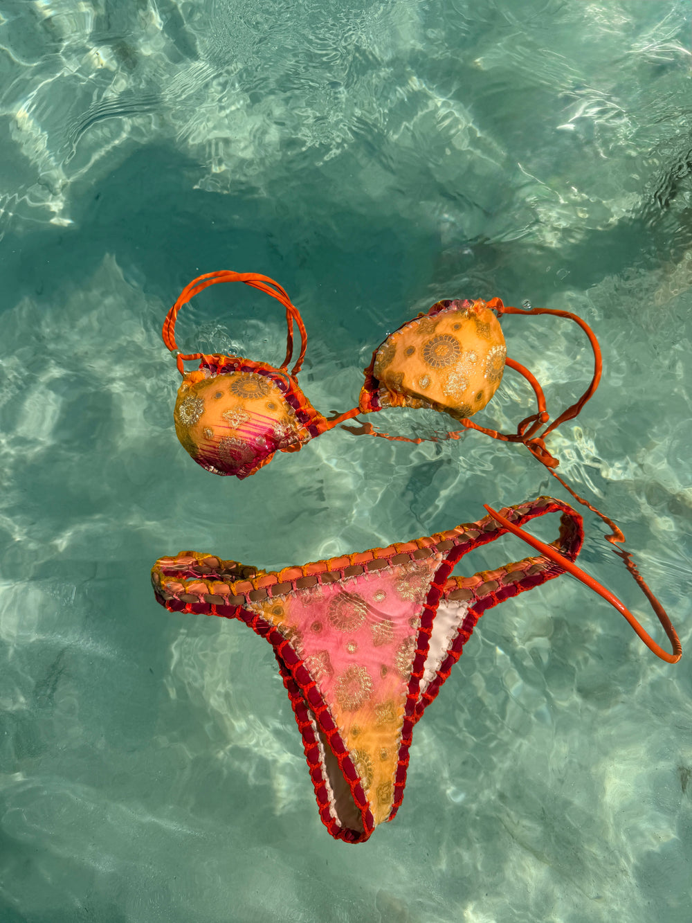 sienna ikat crochet bikini set | Boteh