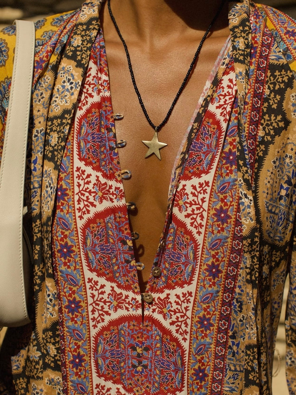 Pietro Wide Sleeve Maxi Dress | Boteh