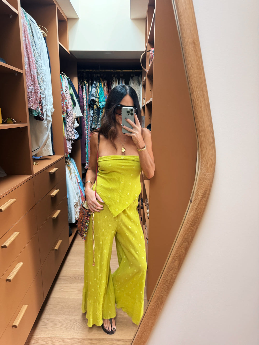 solene sequin wide leg pant | Boteh