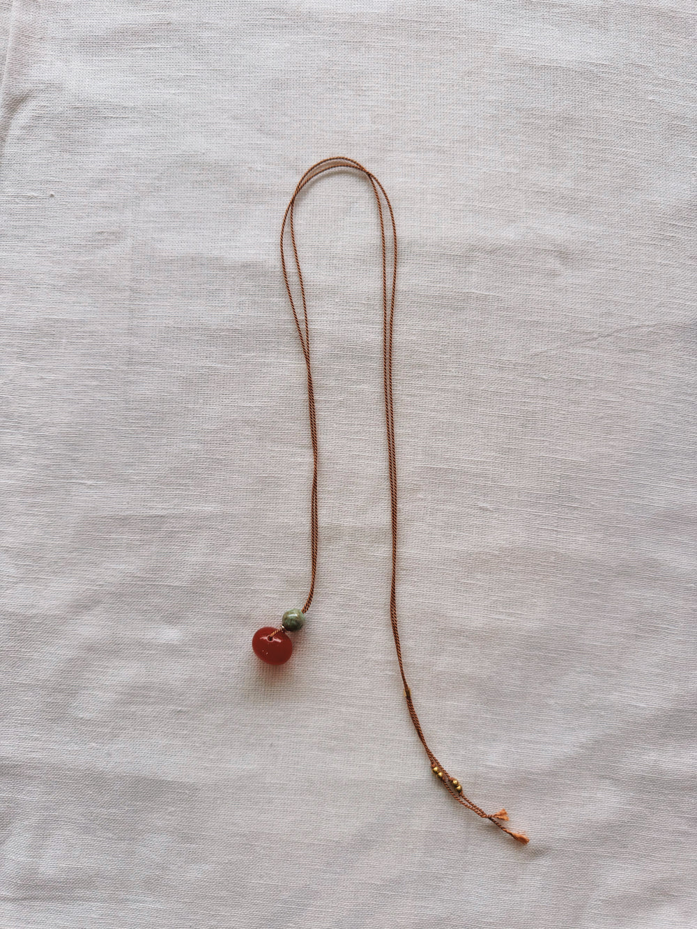 athena & co st. tropez necklace carnelian